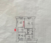 3-комн, 68кв м, этаж 5/7 проспект Ленина, 78