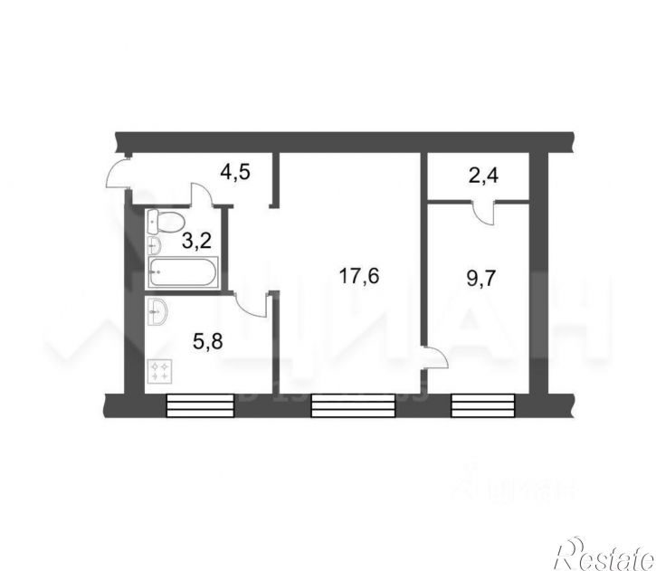 2-комн квартира 202-й м-н, улица Аскольдовцев, 5