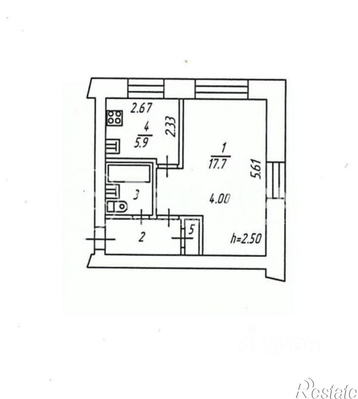 1-комн квартира ул Пионерская, 24,  д. 24