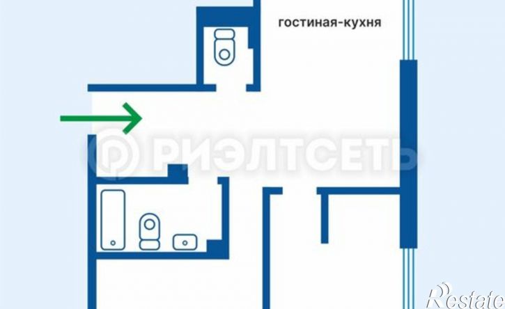 3-комн квартира Мурманск, проезд Михаила Бабикова, 6А