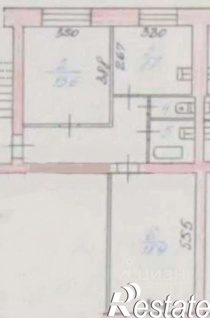 2-комн квартира улица Кирова, 34,  д. 34